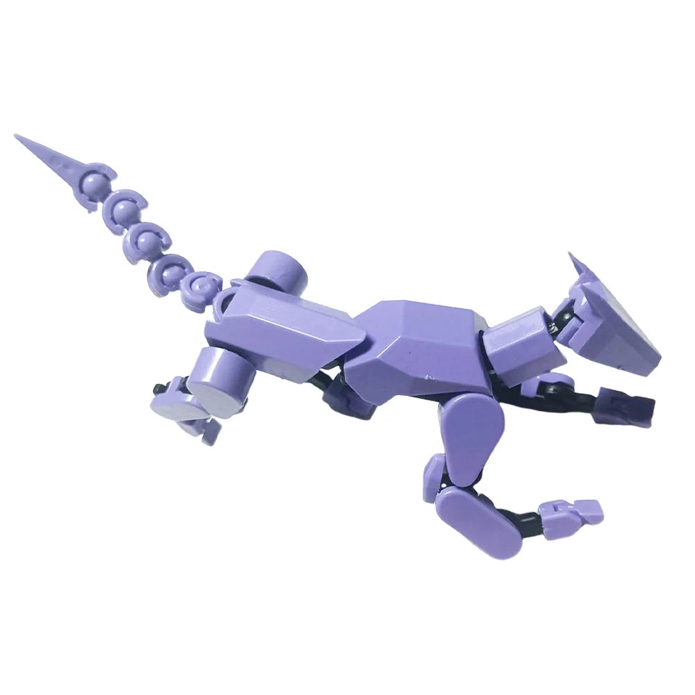 13 Robot Dog Action Figure Multi-Joint Movable Robot Dog Stress Relief Dog Figures Toys Desktop Decorations