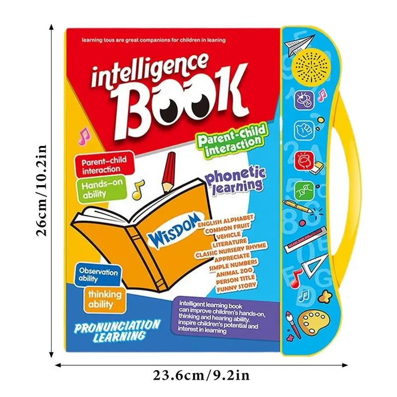 Educational Sound Talking Book Toy Electronic Learning Pronunciation Book Cognitive Enlightenment Audiobook for Preschool Toddle