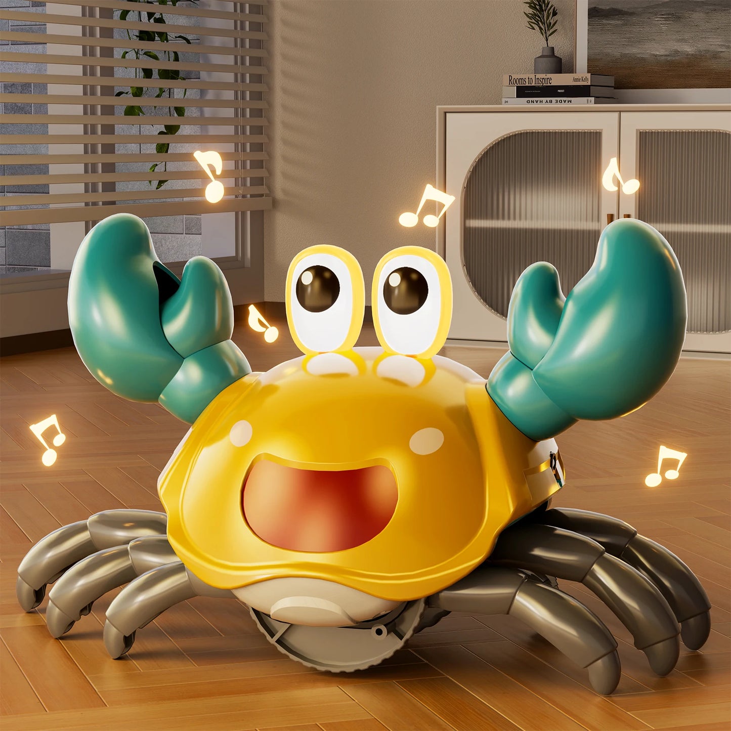Crawling Crab Toy, Dancing Moving Crab Toys for Girl Boys, Crawling Crab Toy Birthday Gifts