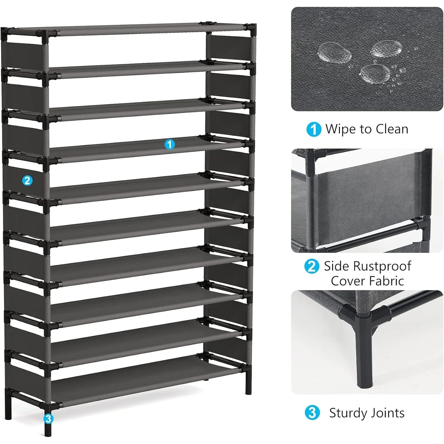 Multi-layer storage Rack, Large Capacity Organizer, Versatile usage