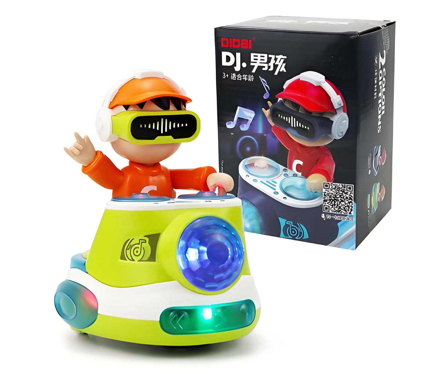 Interactive DJ Toy for Kids - Light-Up, Music-Synced Dancing Fun - Perfect Birthday, Christmas, Thanksgiving & Halloween Gift