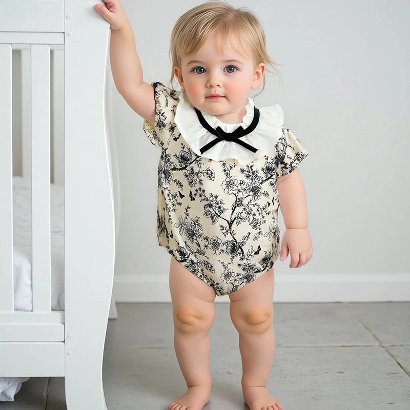 Adorable Baby Girls Cute Floral Print Stylish Infant Clothes for Your Little One