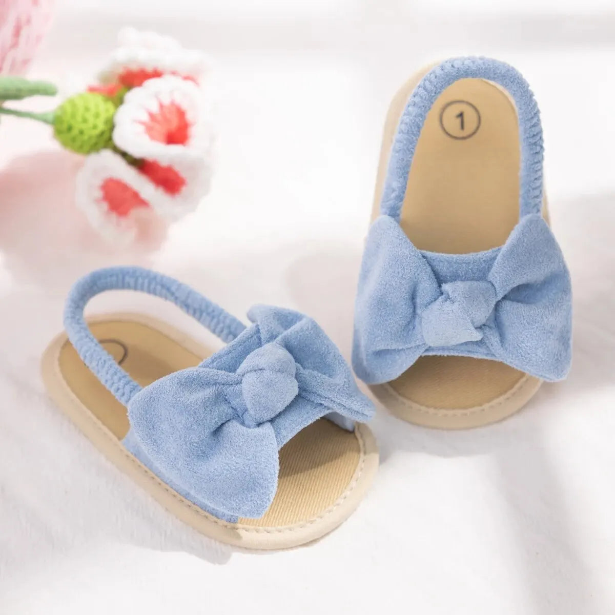Casual Baby Girl Sandals Breathable Open Toe Anti Slip Toddler First Walker Shoes Summer Outdoor Party Beach Slipper