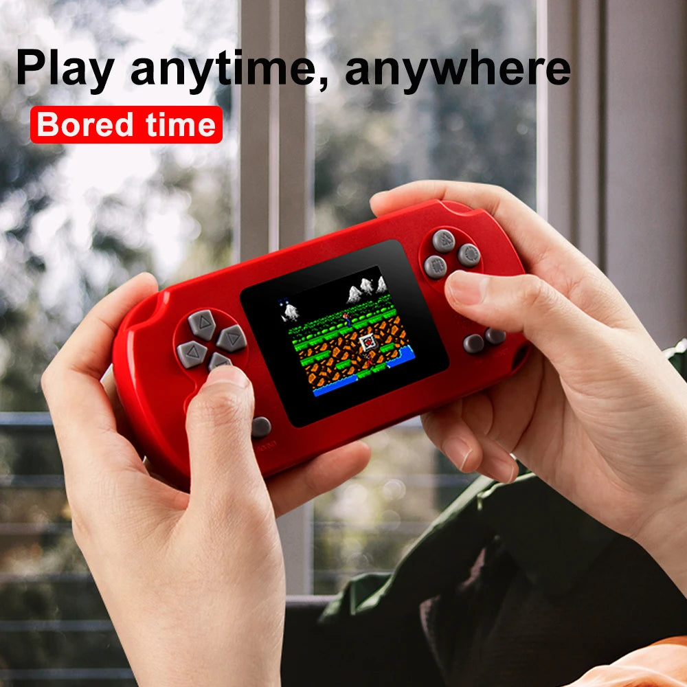 GAMINJA GC31 Retro Video Game Console Built in 128 Classic Games 2.4 Inch Portable Handheld Game Player Rechargeable Console