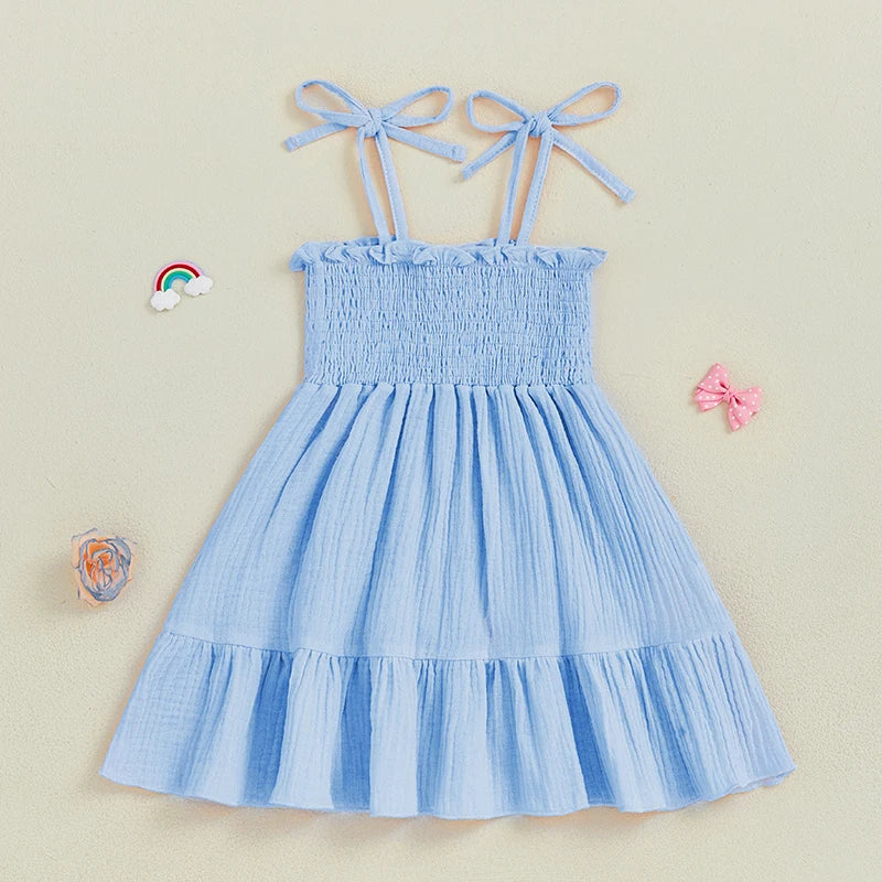 Sweetheart Neckline Floral Print Ruffle Sleeveless Dress Sundress for Girls