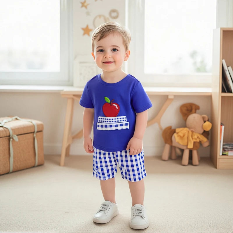 Toddler Boys T-Shirt and Denim Shorts Set for 2 Piece Clothes