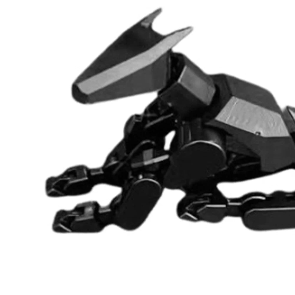 13 Robot Dog Action Figure Multi-Joint Movable Robot Dog Stress Relief Dog Figures Toys Desktop Decorations