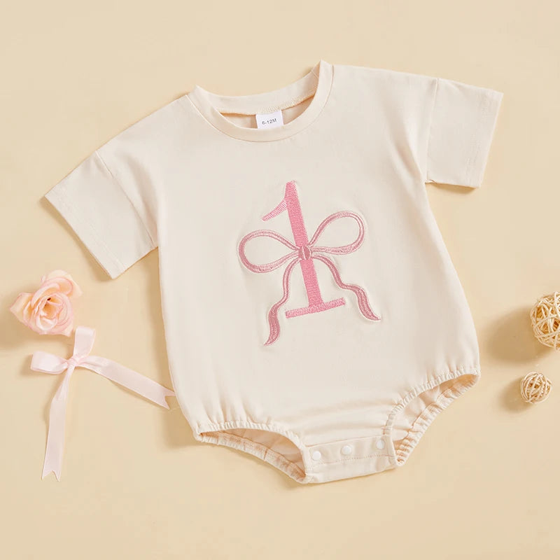 Toddler Princess Birthday Jumpsuit for Baby Girl