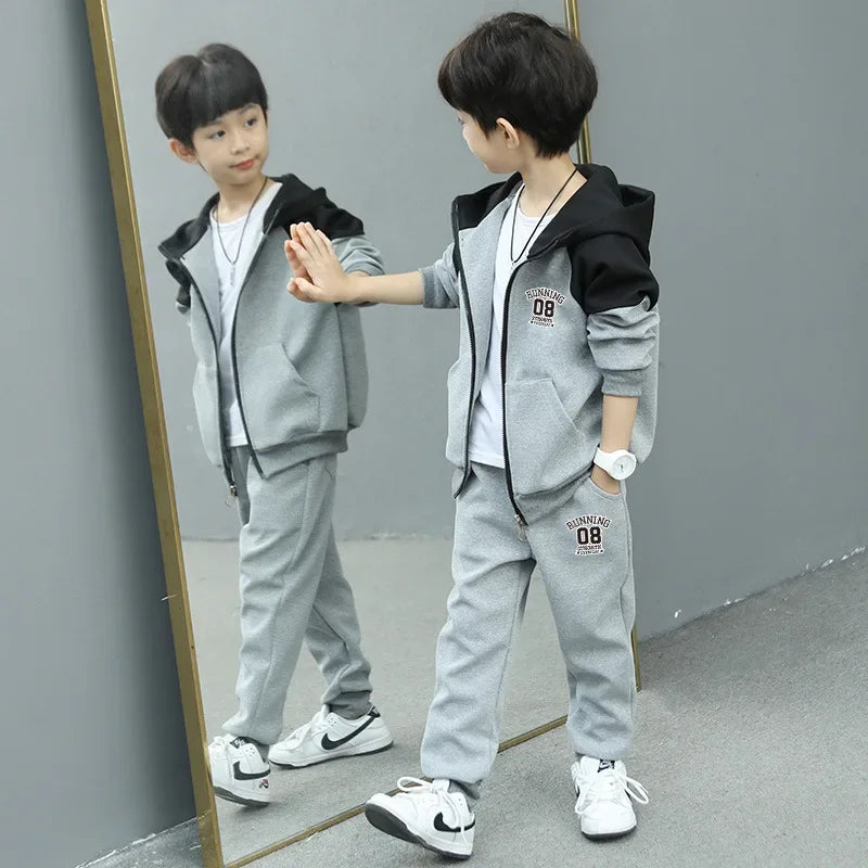 Boys New Arrival Fashionable Baby Trendy Brand 2-piece Set Cool Kids Clothes For Little Ones