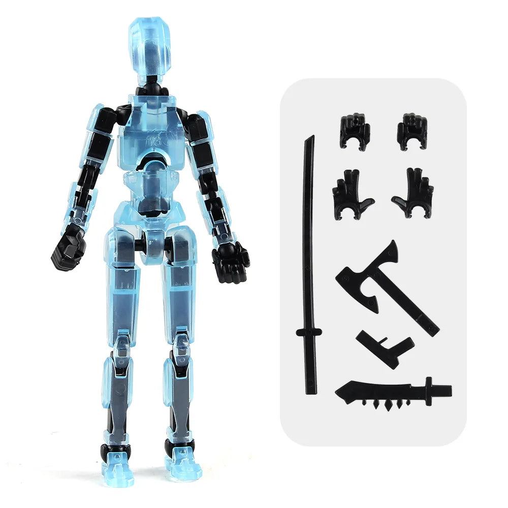 3D Multi-Jointed Movable Shapeshift Robot Joint Dog Creative Printed Mannequin Dummy Action Model Doll Toys for Children's Gifts