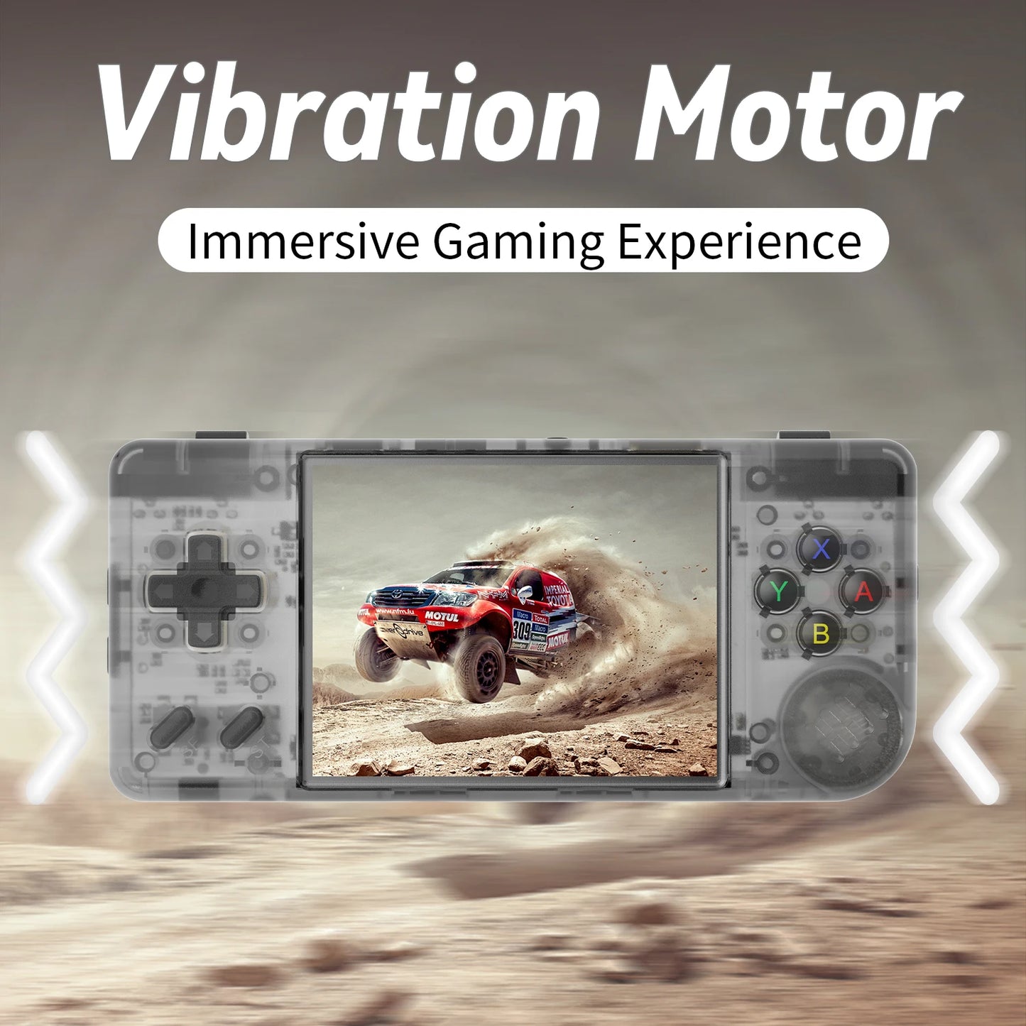 Mini Handheld Game Console 2.83" 640*480 IPS Screen Linux System Supports E-book TV-HDMI-Output 64GB 5000+ Games