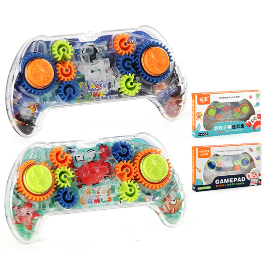 Children's Science Education Puzzle Toy Gear Maze 3D Labyrinth Disc Game Handle Intelligence Fun Educational Plaything