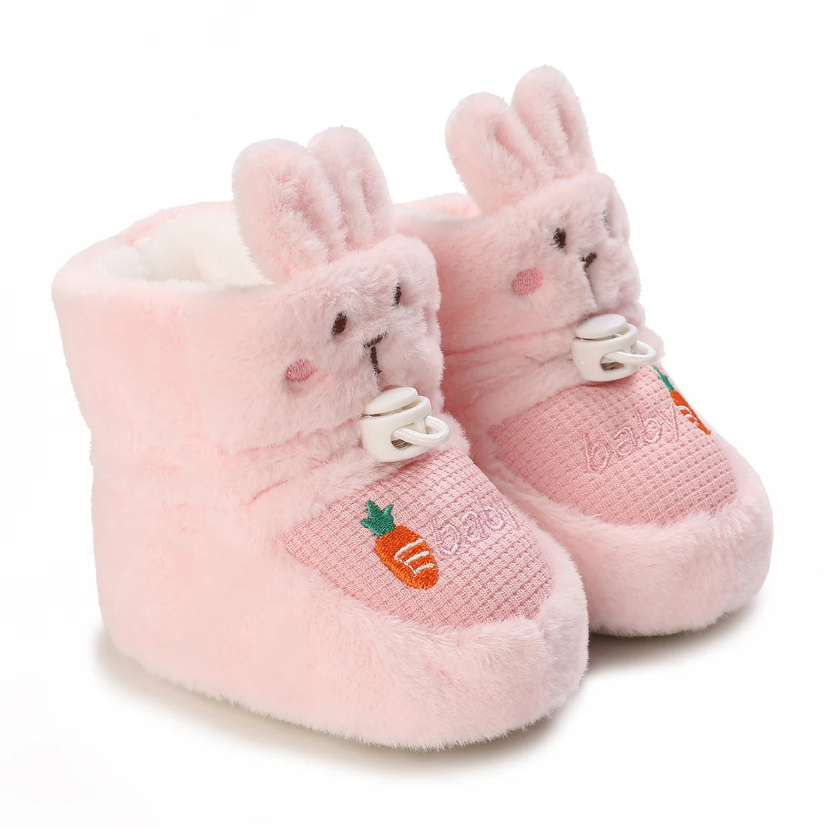 Winter Baby Boots Cartoon Soft Sole Anti-Slip Warm Toddler Shoes Boys Girls Cute Infant Walking Booties"