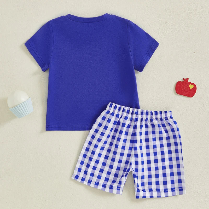 Toddler Boys T-Shirt and Denim Shorts Set for 2 Piece Clothes