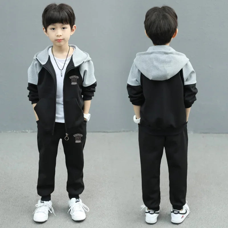 Boys New Arrival Fashionable Baby Trendy Brand 2-piece Set Cool Kids Clothes For Little Ones