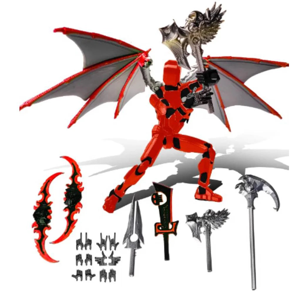 13 3D Printed Action Figure with Multiple Accessories Action Figures Toys Action Figure Dummy Desk Decoration Gifts for Him