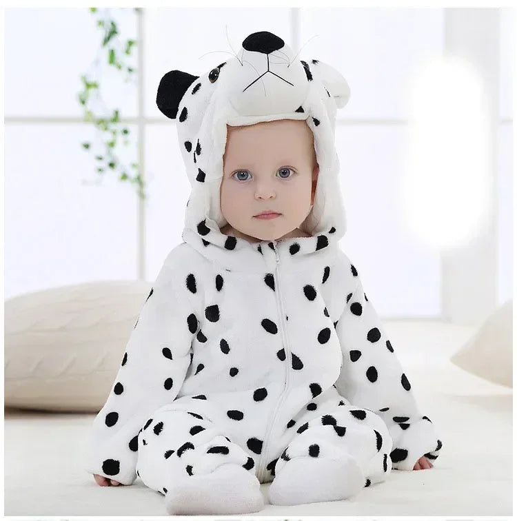 Baby Rompers Winter Lion Costume For Girls Boys Toddler Animal Jumpsuit Infant Clothes Pajamas Kids Overalls