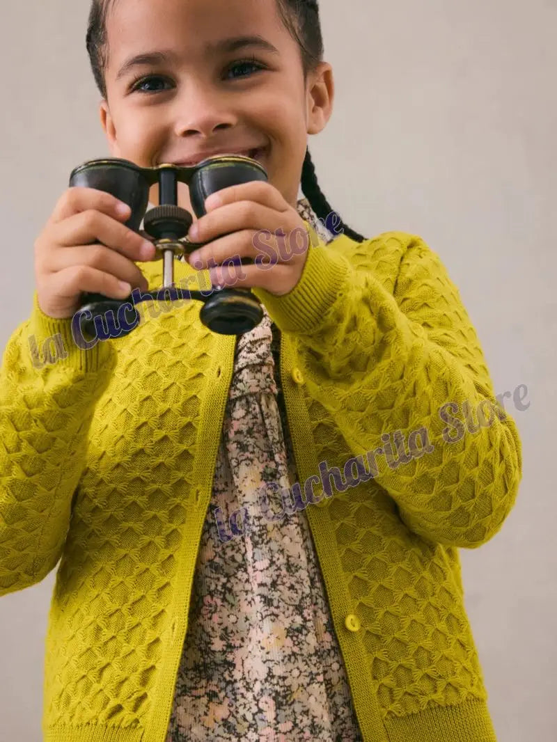 Customize Cardigan For Girls New Autumn Spring BP Brand Cherry Knitwear Kids Clothes 2024 Fall Luxury Cardigan For Girls