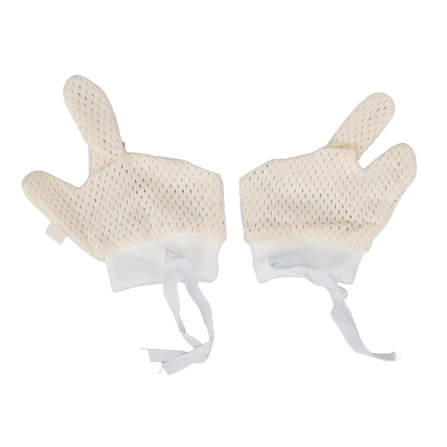Baby Mittens Mesh Hand Gloves with Drawstring Scratch Free Unisex for Infants Newborns Boys Girls S