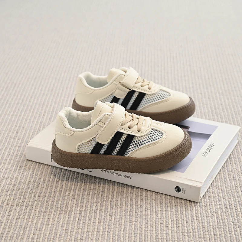 Casual Shoes for Girls Boys Soft Bottom Anti-slippery Chic Air-mesh Baby Walk Shoe