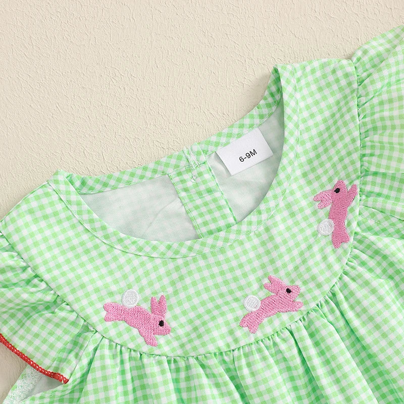 Toddler Girl Floral Print Ruffle Sleeve Dress Round Neck A-line Princess Dress for Birthday Party and Playdates
