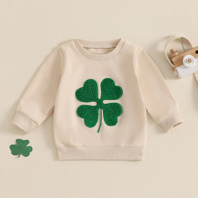 St Patrick s Day Green Shamrock Print  for Infant Baby Toddler