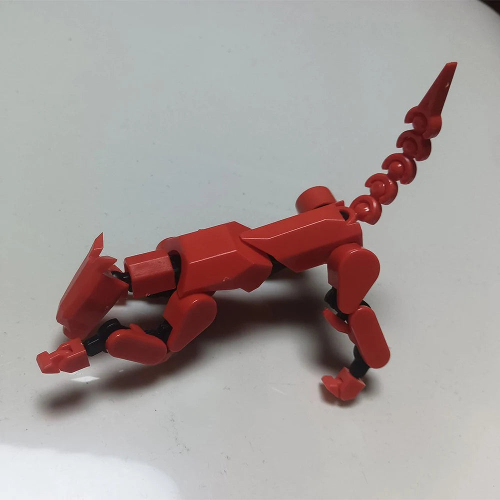 3D Multi-Jointed Movable Shapeshift Robot Joint Dog Creative Printed Mannequin Dummy Action Model Doll Toys for Children's Gifts