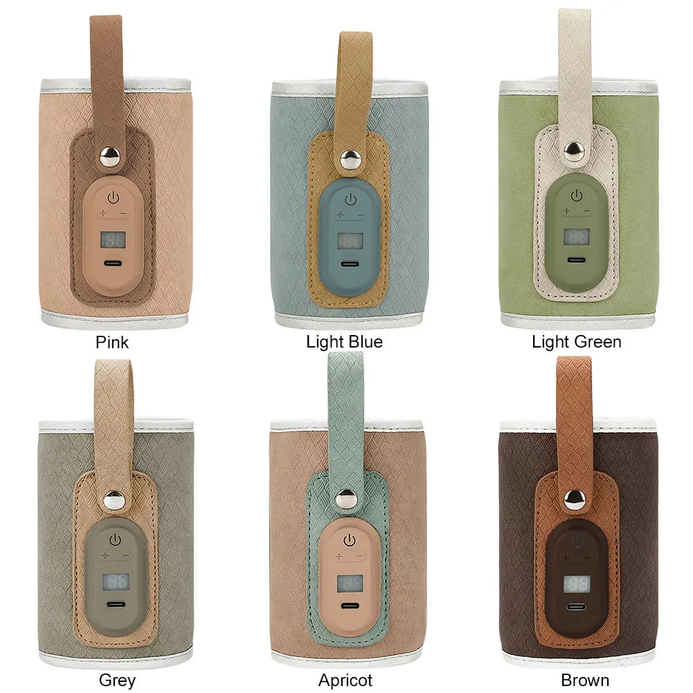 USB Milk Water Warmer Travel Stroller Insulated Bag Baby Nursing Bottle Heater Supplies for Outdoorbotella de agua para niños
