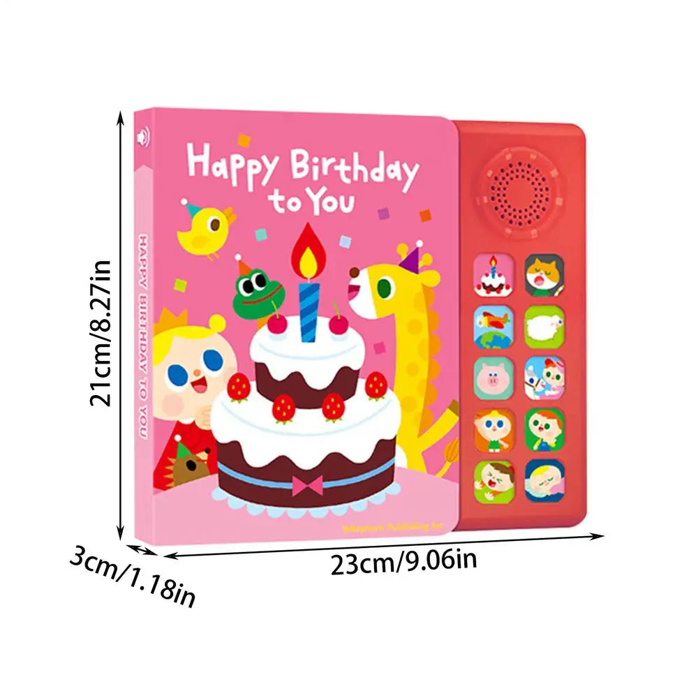 Nursery Rhyme Book Musical Learning Book 10 Nursery Rhymes English Enlightenment Teaching Aids for Boys and Girls