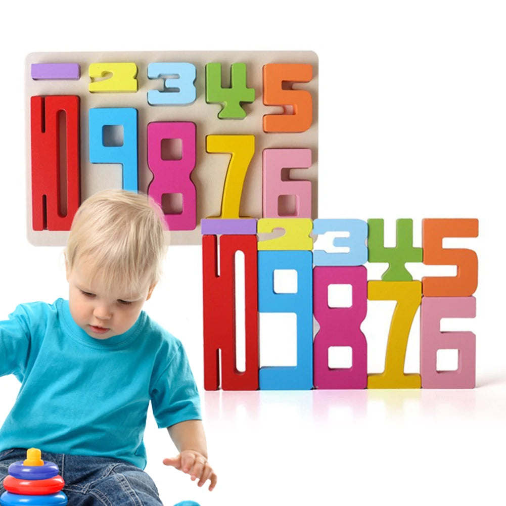Number Stacking Blocks Preschool Learning Activities Montessori Toys Balance Competition Toy for 3+ Years Old Kids