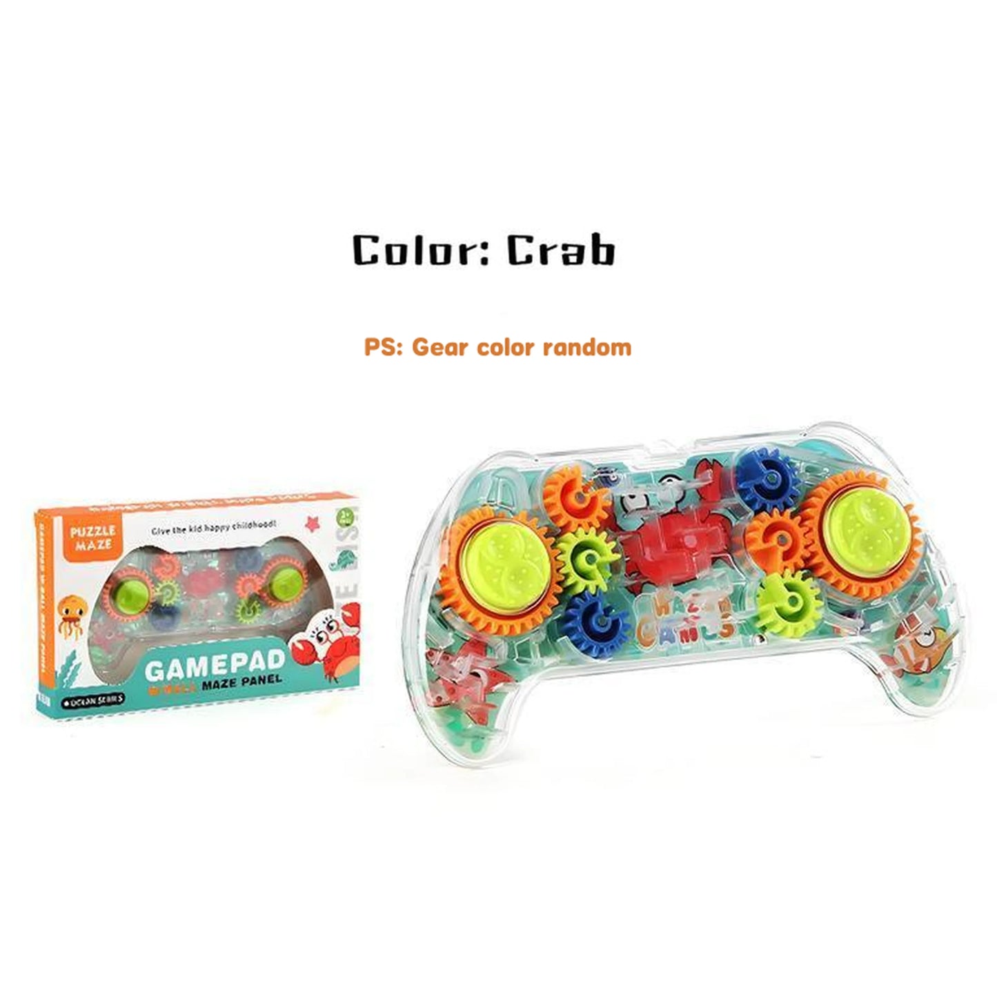 Children's Science Education Puzzle Toy Gear Maze 3D Labyrinth Disc Game Handle Intelligence Fun Educational Plaything