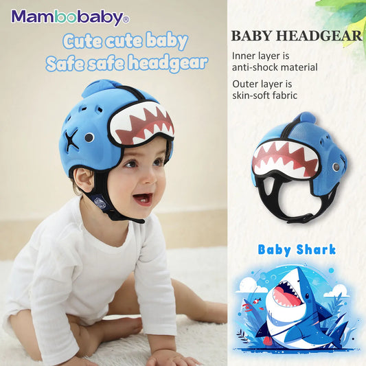 Safe Anti-Shock Baby Helmet Toddler Head Protector Headgear for Infant Learn Crawl, Walk Prevent Injury from Bump Fall