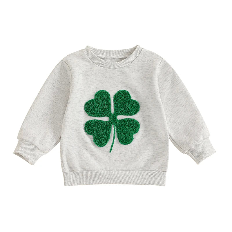St Patrick s Day Green Shamrock Print  for Infant Baby Toddler