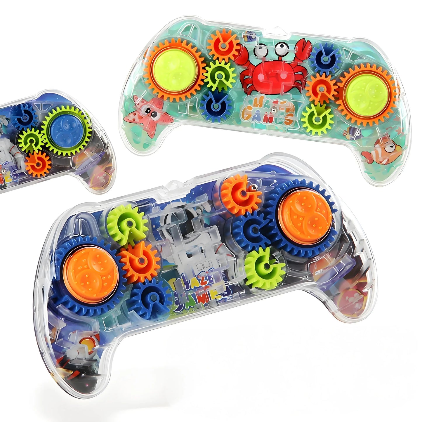 Children's Science Education Puzzle Toy Gear Maze 3D Labyrinth Disc Game Handle Intelligence Fun Educational Plaything