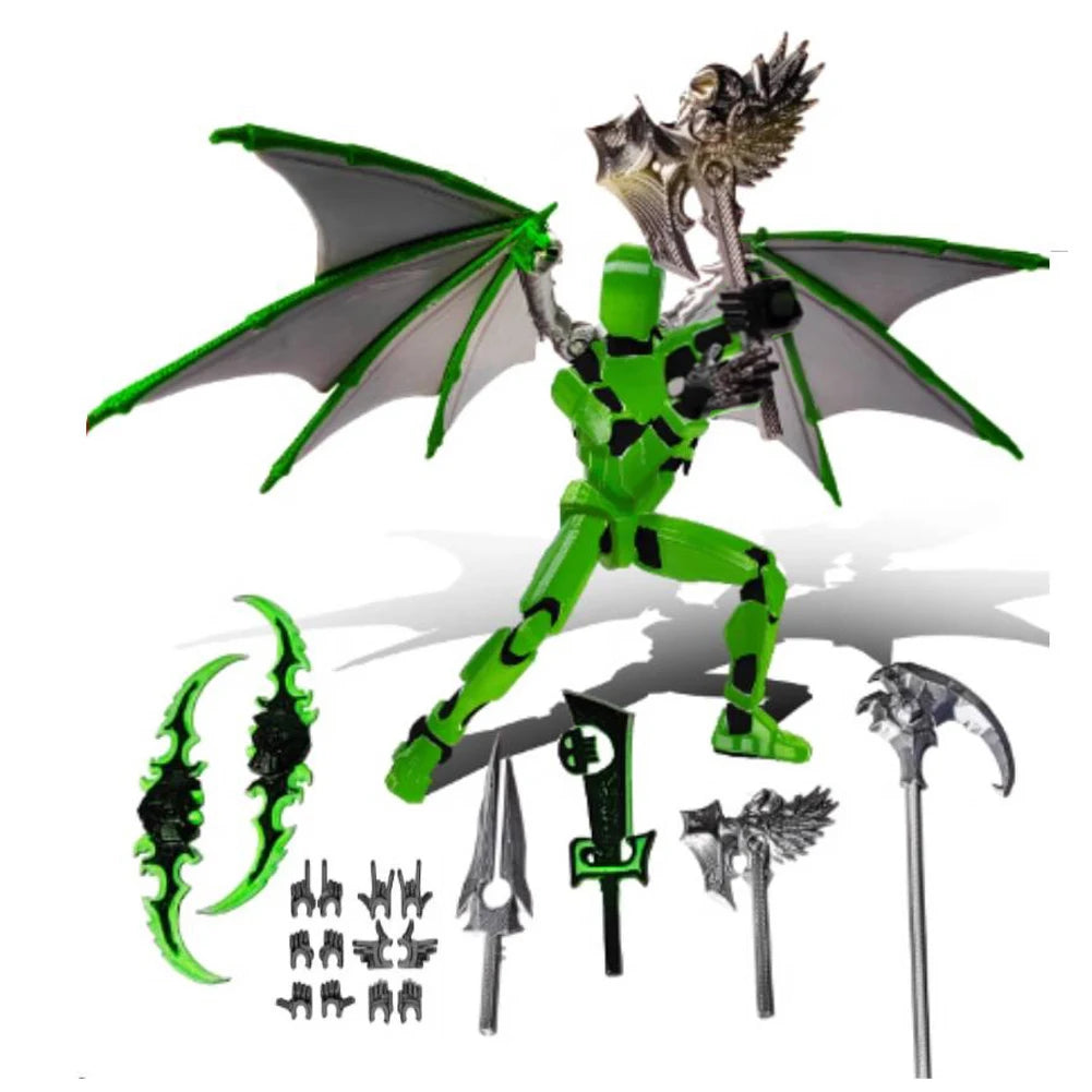 13 3D Printed Action Figure with Multiple Accessories Action Figures Toys Action Figure Dummy Desk Decoration Gifts for Him