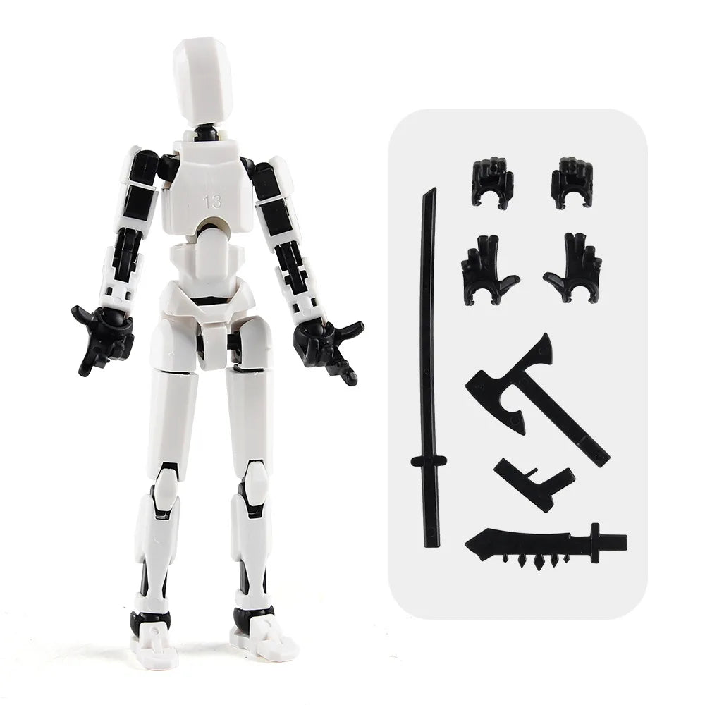 3D Multi-Jointed Movable Shapeshift Robot Joint Dog Creative Printed Mannequin Dummy Action Model Doll Toys for Children's Gifts
