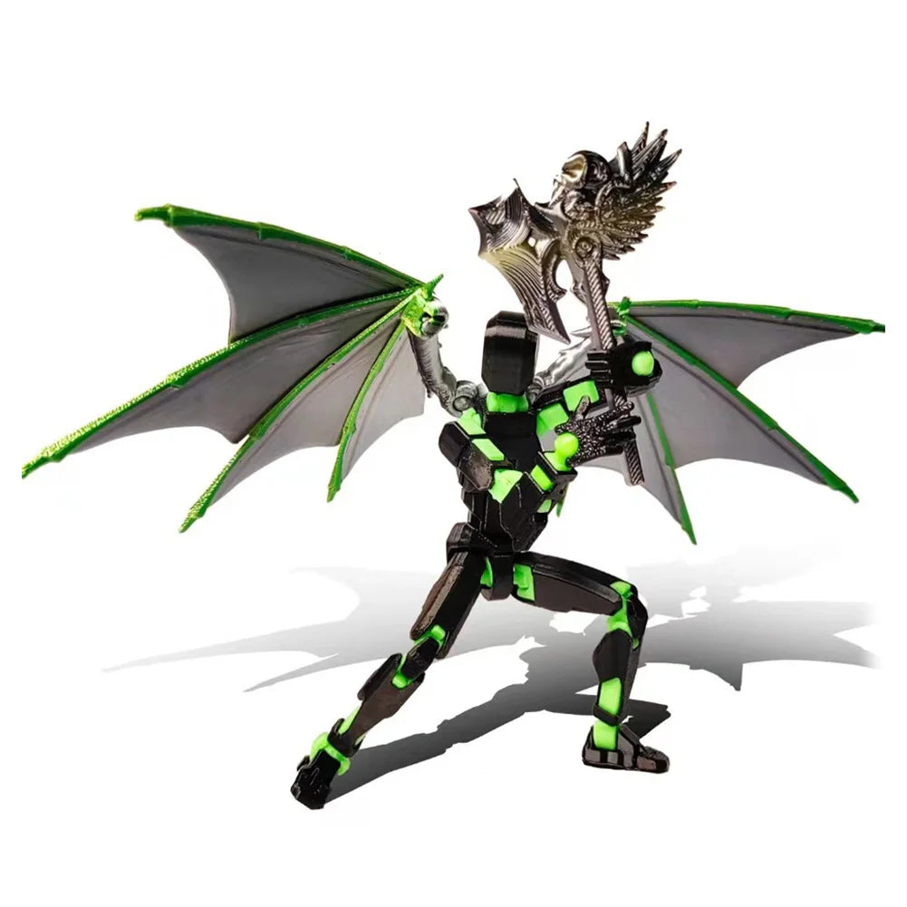 13 3D Printed Action Figure with Multiple Accessories Action Figures Toys Action Figure Dummy Desk Decoration Gifts for Him