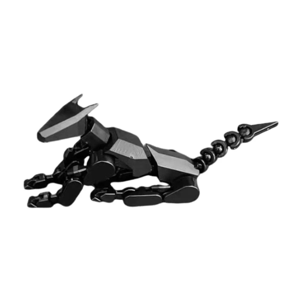 13 Robot Dog Action Figure Multi-Joint Movable Robot Dog Stress Relief Dog Figures Toys Desktop Decorations