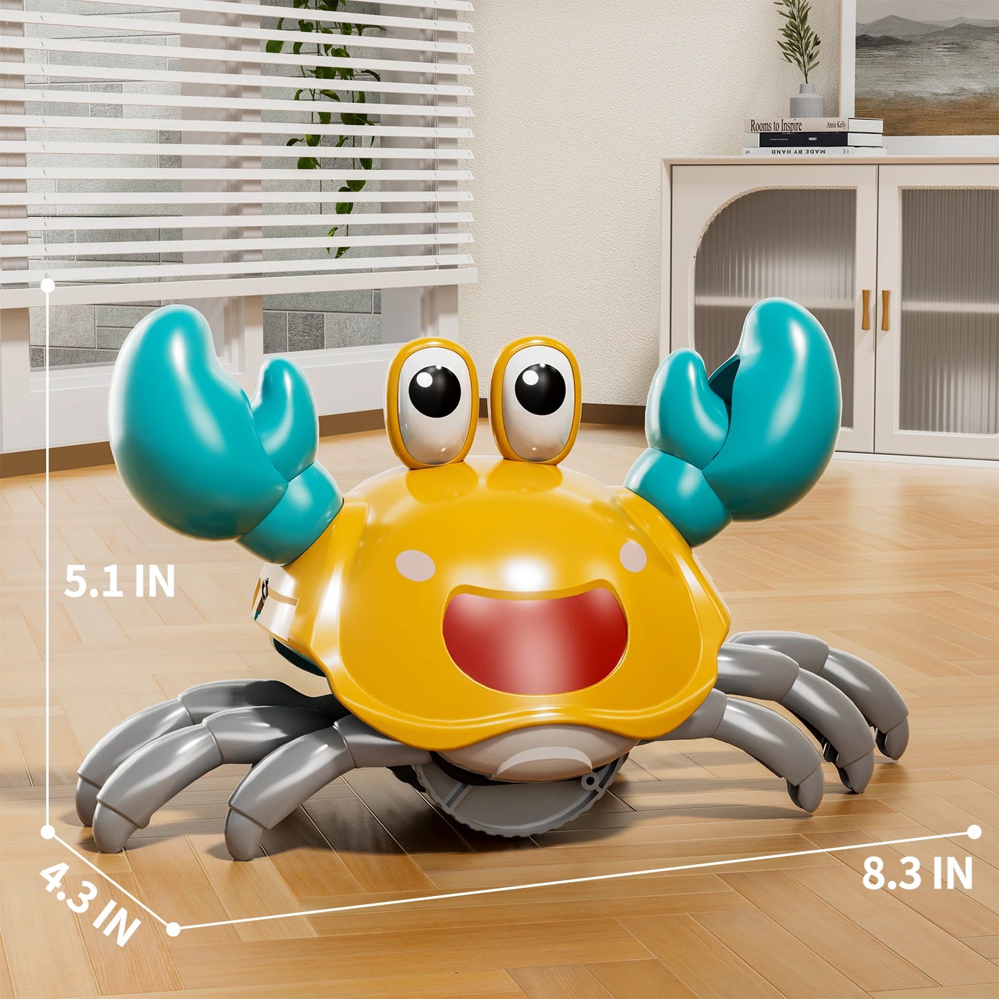 Crawling Crab Toy, Dancing Moving Crab Toys for Girl Boys, Crawling Crab Toy Birthday Gifts