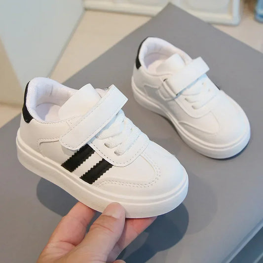 Boys Girls White Shoes Non-slip Soft Sole