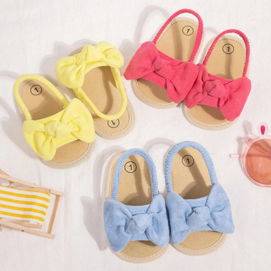 Casual Baby Girl  Sandals Breathable Open Toe Anti Slip Toddler First Walker Shoes Summer Outdoor Party Beach Slipper