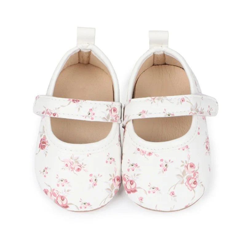 Infant Girls Sparkly Sequin Mary Jane Shoes Glittery Soft PU Leather Non-slip Sole First Walker Shoes for Toddlers