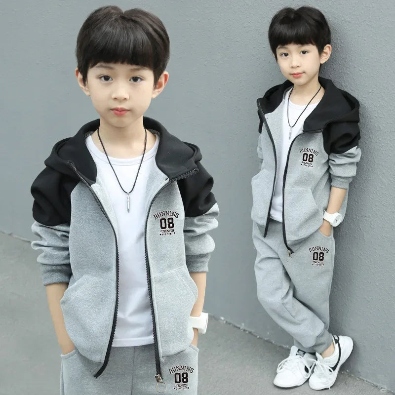 Boys New Arrival Fashionable Baby Trendy Brand 2-piece Set Cool Kids Clothes For Little Ones