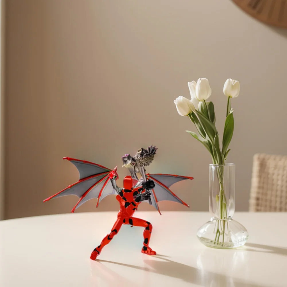 13 3D Printed Action Figure with Multiple Accessories Action Figures Toys Action Figure Dummy Desk Decoration Gifts for Him