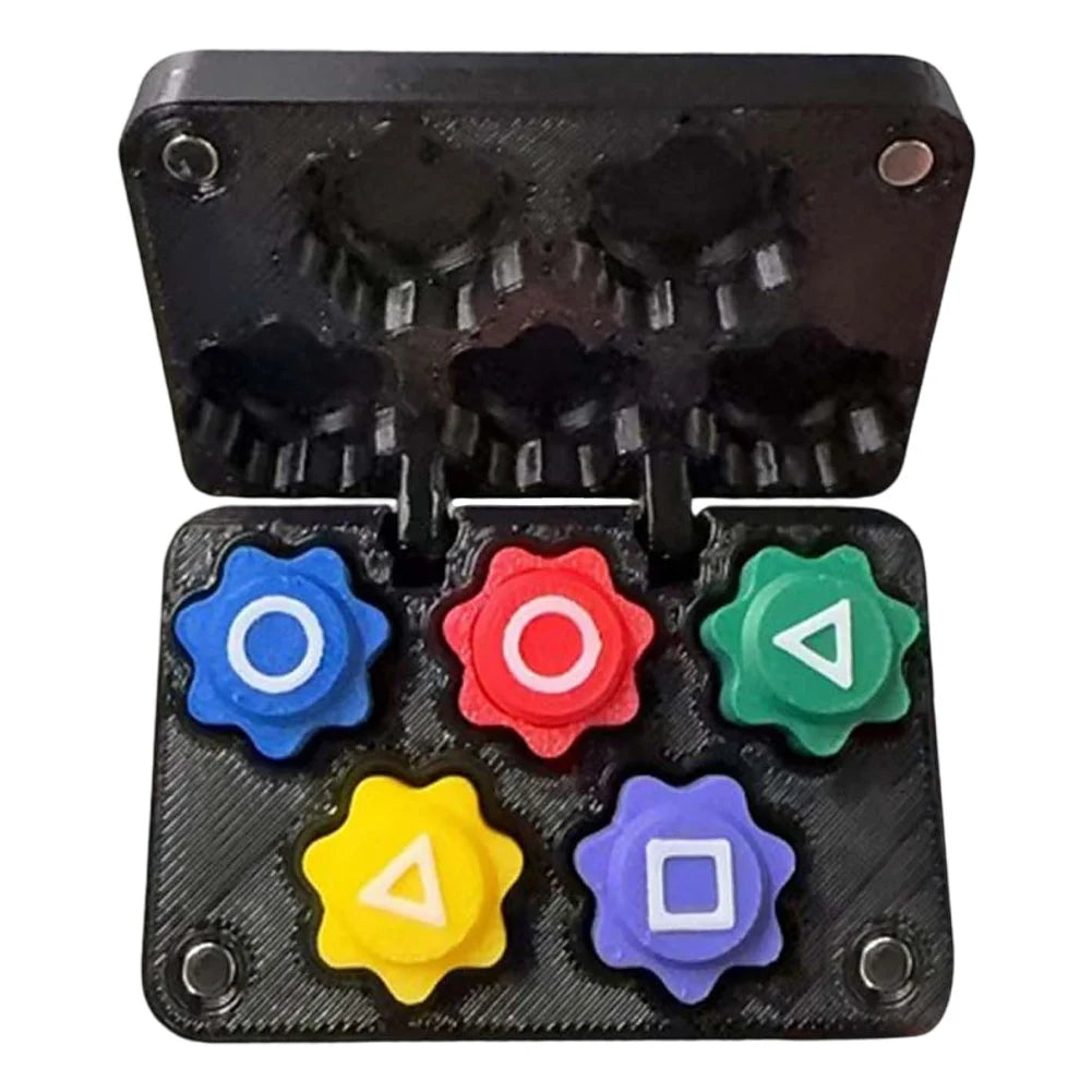 Gonggi Jack Stone Pebbles Set Fun Stone Catching Game Hand Eye Coordination Training Toy Board Game Children Training Toy