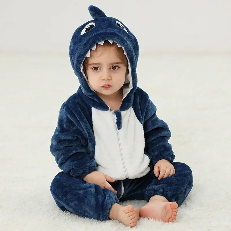 Baby Rompers Winter Lion Costume For Girls Boys Toddler Animal Jumpsuit Infant Clothes Pajamas Kids Overalls