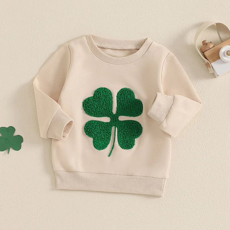 St Patrick s Day Green Shamrock Print  for Infant Baby Toddler