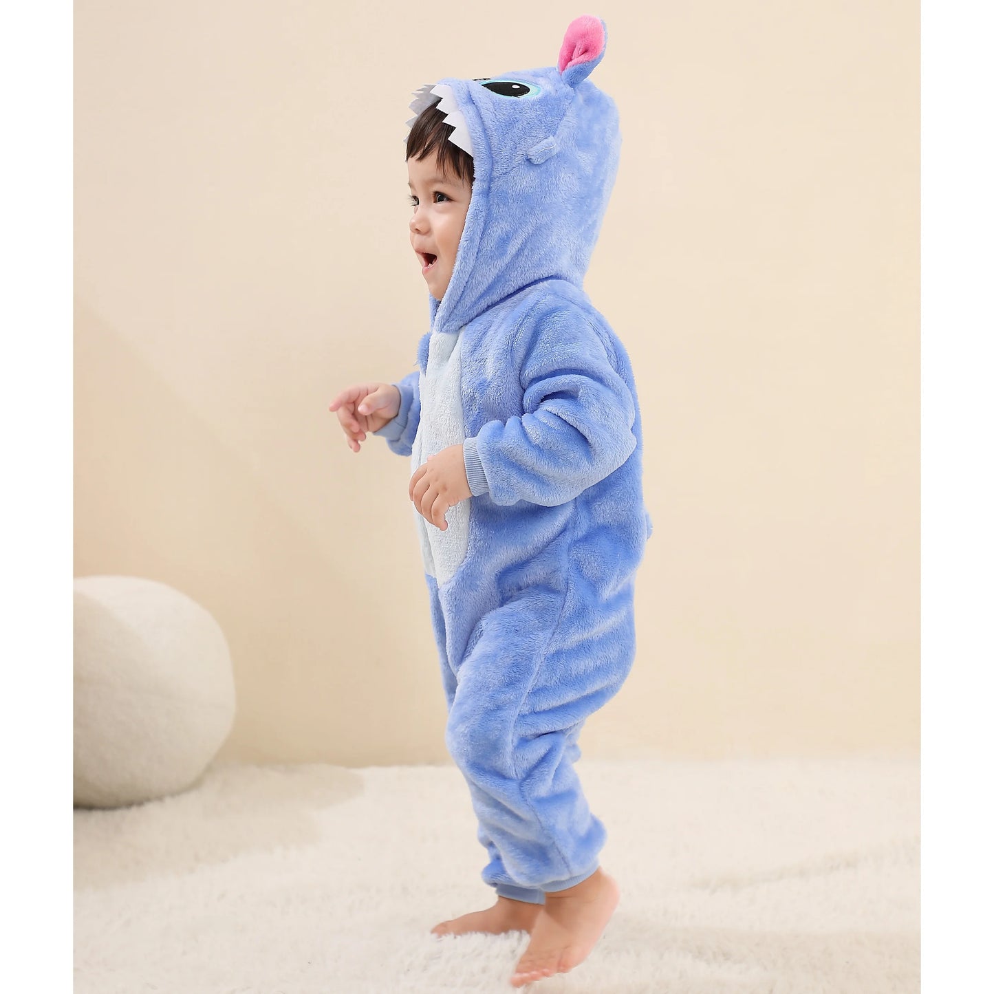 Stitch Cartoon Romper Infant Kids Animal Jumpsuit Toddler Clothes Bodysuits Girls Boys Cosplay Pajamas Costumes