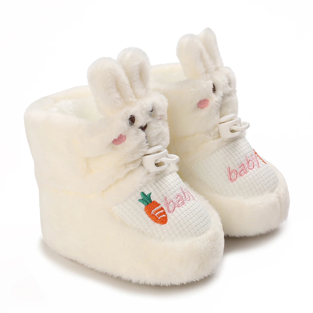 Winter Baby Boots Cartoon Soft Sole Anti-Slip Warm Toddler Shoes Boys Girls Cute Infant Walking Booties"